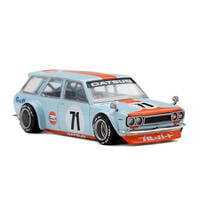 (網店預購) MINI GT Datsun Kaido 510 Gulf Wagon V1 (預計2026年11月發貨)