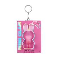  Mini Glam Cosmetic Bunny Lip Gloss - Berry