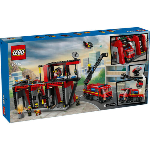 LEGO City Fire Station with Fire Truck 60414