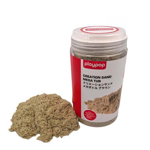 playpop創意沙大桶裝 (1 Kg) - 啡色