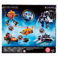 Transformers Age of the Primes Wreck 'n Doom Collection Autobot Sandstorm vs Slugslinger