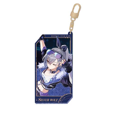 Honkai: Star Rail – All-Stars Invite Series Glitter Acrylic Key Ring Silver Wolf