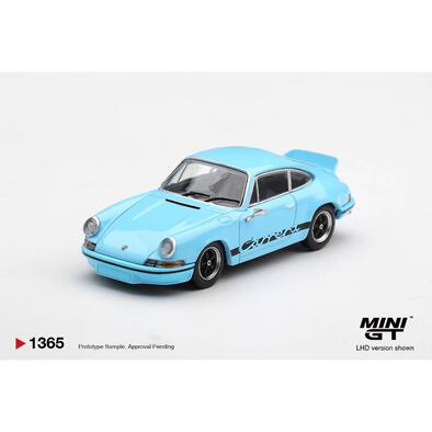 (網店預購) MINI GT Porsche 911 Carrera RS 2.7 Gulf Blue with Black Livery/ Blister Packaging (預計2026年11月發貨)
