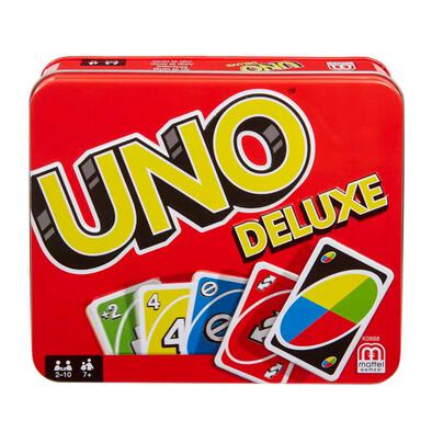UNO 豪華版紙牌遊戲(鐵盒)
