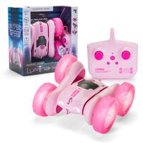Sharper Image  玩具遙控翻轉特技車 - 粉紅LED版