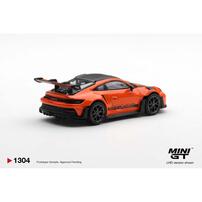 (網店預購) MINI GT Porsche 911 (992) Gt3 Rs Weissach Package Gulf Orange/ Blister Packaging (預計2026年10月發貨) 