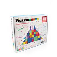 Picasso Tiles 磁力片積木玩具 - 透光彩色61塊套裝