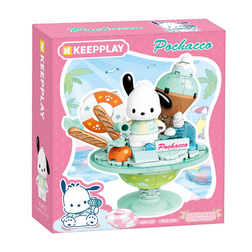 Qman Keepplay Sanrio Pochacco Mint Parfait