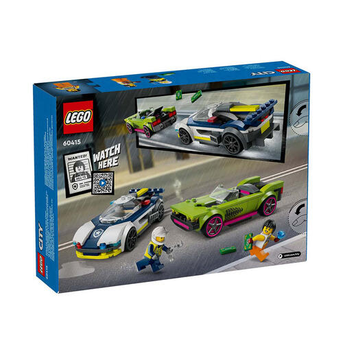 LEGO City Police Car and Muscle Car Chase 60415
