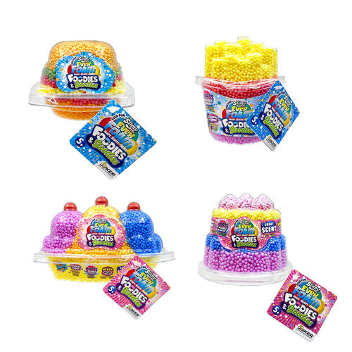 Slimy Ever-Foam Foodies And Goodies Medium Size - Assorted