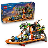 LEGO樂高城市系列 熔岩國度雲霄飛車樂園