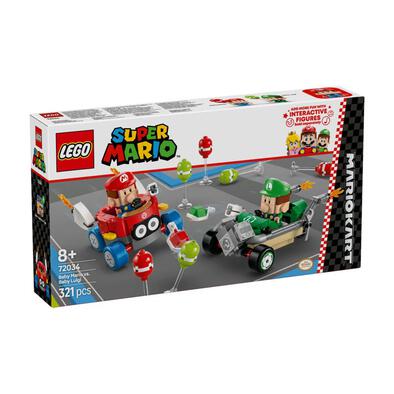 LEGO樂高超級馬利歐系列 瑪利歐賽車 瑪利歐寶寶vs路易吉寶寶 72034