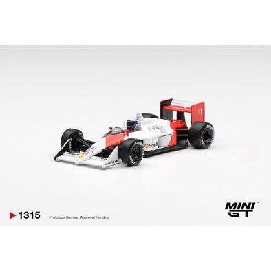 (網店預購) MINI GT McLaren MP4/4 #11 Alain Prost 1988 Canadian Grand Prix 2nd Place/ Blister Packaging (預計2026年11月發貨)