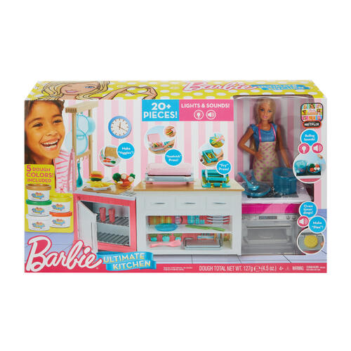 Barbie芭比 廚房遊戲組合連娃娃