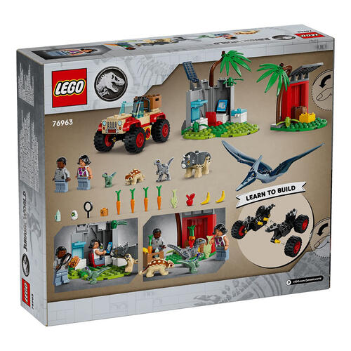 LEGO樂高侏羅紀世界系列 Baby Dinosaur Rescue Center 76963