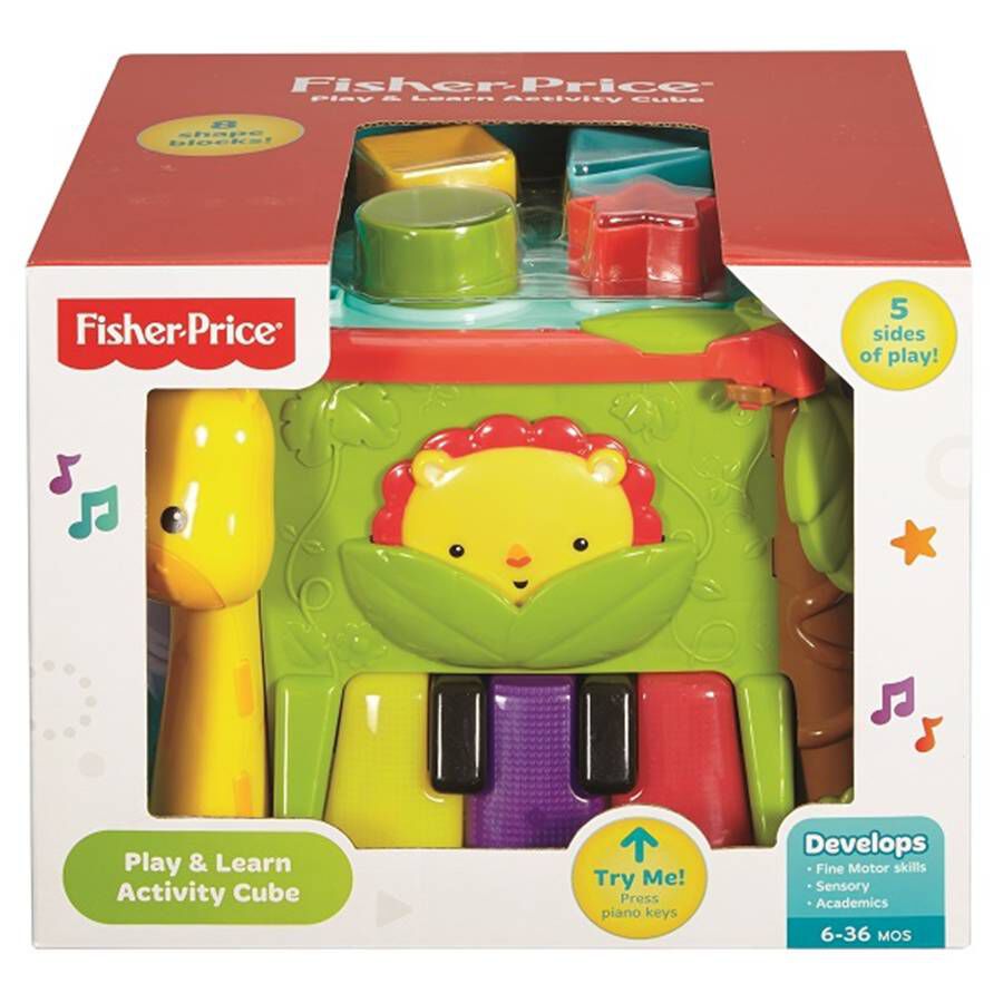 Fisher price play 2025 and learn activity cube
