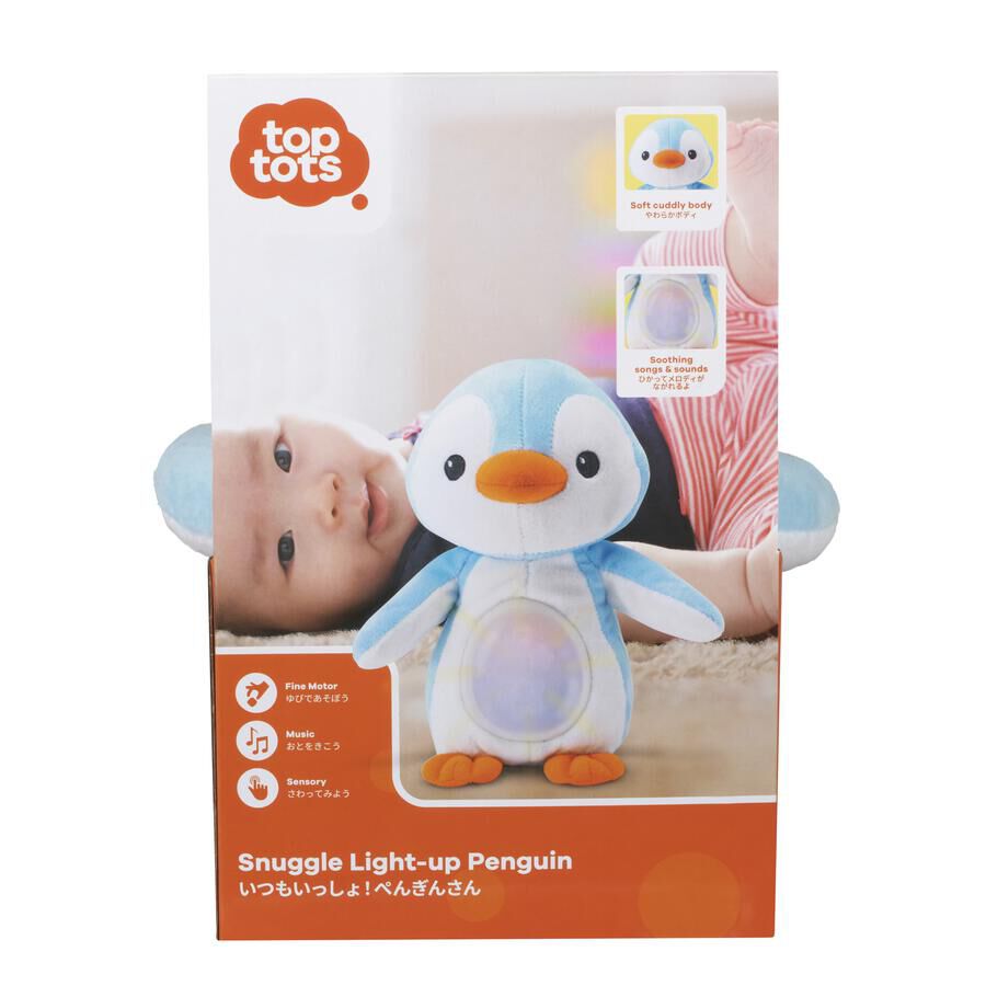 Top Tots Snuggle Light Up Penguin Toys