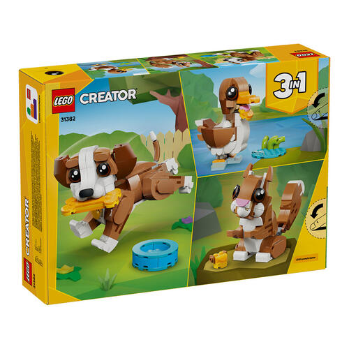 LEGO樂高創意系列 可愛動物：頑皮小狗 31382