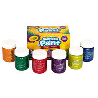 Crayola 6CT Kids Paint Glitter Color