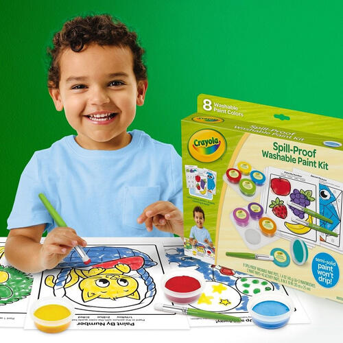 Crayola Yk Deluxe Washable Spill Proof Paint Kit