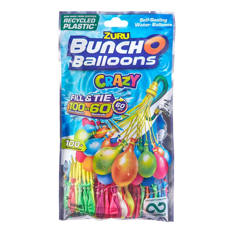 Zuru Bunch O Balloons 100 Rapid Filling Self Sealing Water Balloons Toys R Us Hong Kong Official Website