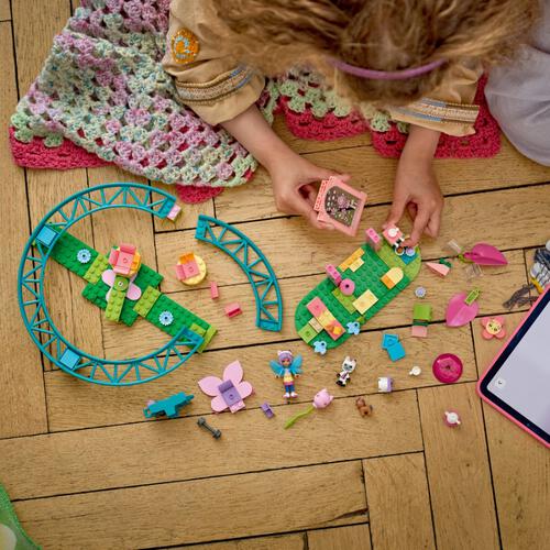 LEGO Gabby&rsquo;s Dollhouse Fairy Roller Coaster and Tea Party