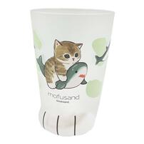 Mofusand Green Color Glass Cup
