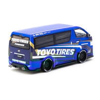 Tarmac Works 1/64 Toyota Hiace Widebody Toyo Tires - Hobby64