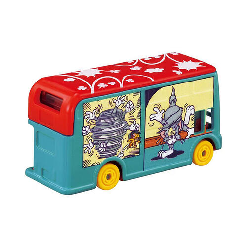 Tomica多美 Dream Tomica Special Edition Tom & Jerry Wrapping Bus Blue