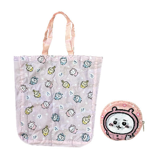 Chiikawa 購物袋 - 粉紅色