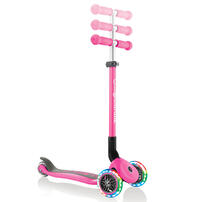 Globber高樂寶 發光折疊滑板車 (粉色)
