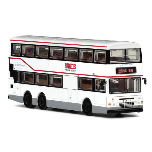 KMB九巴 1:120模型 - 丹尼士巨龍空調巴士十一米 (路線106)