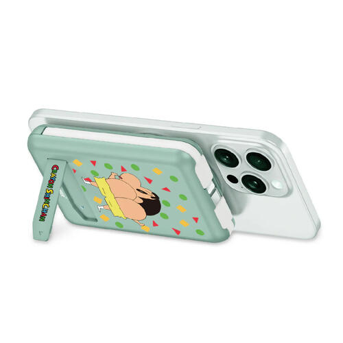 (特別訂購)XPower x 蠟筆小新 M10C+ 6合1 10000mAh多功能迷你20W PD3.0+ 磁吸無線快充移動電源 SC1 (綠色)