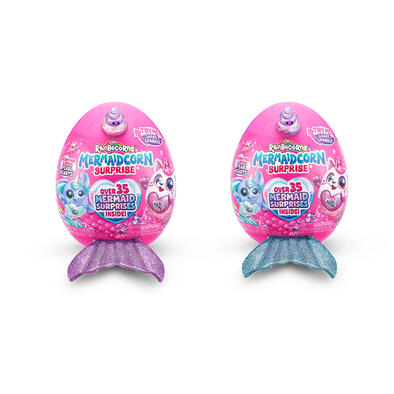 Rainbocorns彩虹獨角馬 驚喜閃亮彩虹蛋-獨角美人魚系列 - 隨機發貨