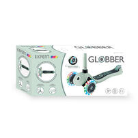 Globber高樂寶 Expert發光三輪滑板車 - 鼠尾草綠色