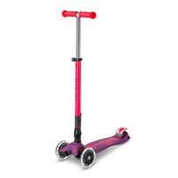 Micro Mobility Maxi Deluxe Foldable Neon Led Ultra Pink