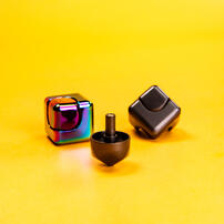 playpop Metal Fidget Spinner Cube Single Pack - Assorted