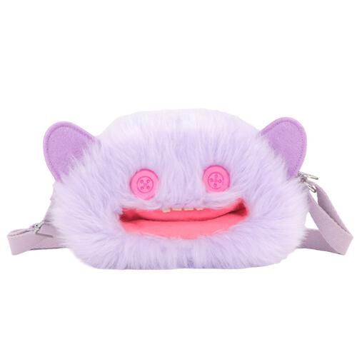 Fuggler Crossbody Bag Big Head Series - Grin Grin (Purple)