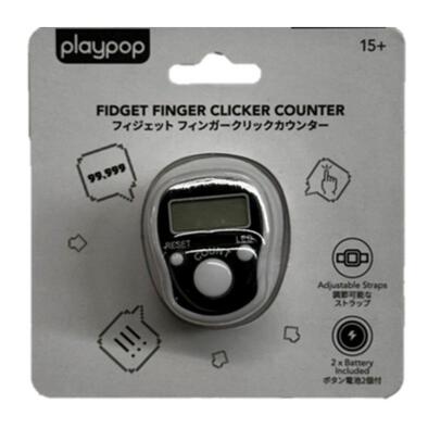 playpop Fidget Finger Clicker-White