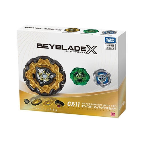 Beyblade X CX-11 Emperor Might Deck Set