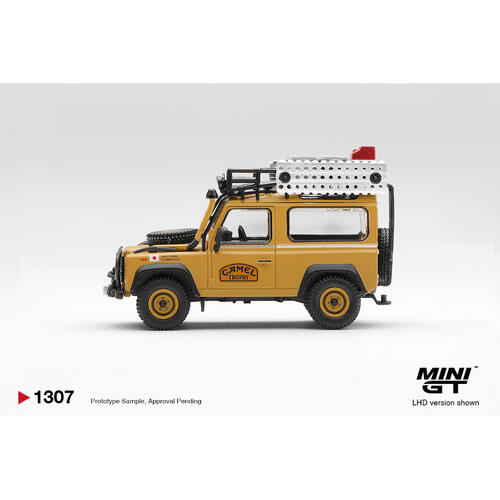 (網店預購) MINI GT Land Rover Defender 90 1985 Camel Trophy Borneo Team Japan/ Blister Packaging (預計2026年9月發貨)