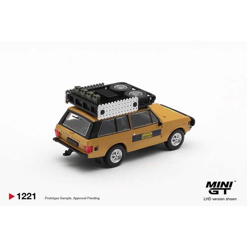  (Pre-order) MINI GT Range Rover 1981 Camel Trophy Sumatra K.Stoppa & A.Valldorf /Blister Packaging (Expected July 2026)