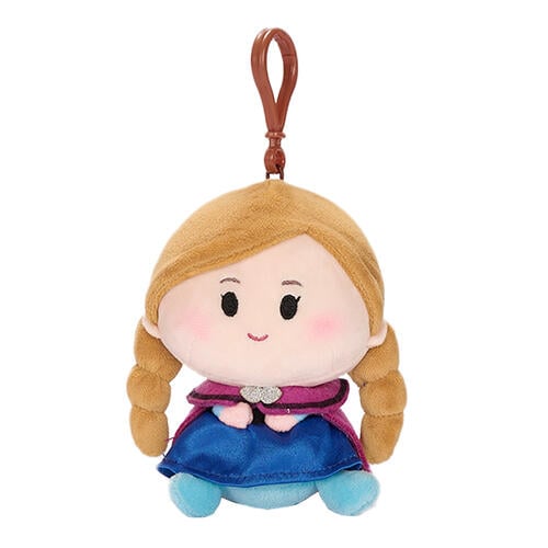 Disney Frozen Round And Lazy Fresh Style Plush Bag Charm - Anna