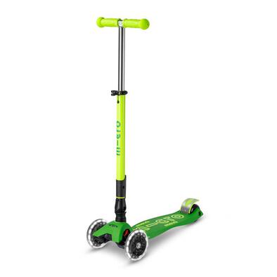 Micro Mobility 霓虹系列 摺合中童滑板車 鸚鵡綠色