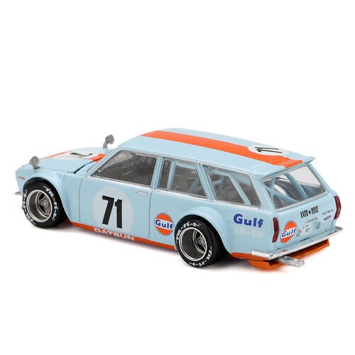 (網店預購) MINI GT Datsun Kaido 510 Gulf Wagon V1 (預計2026年11月發貨)