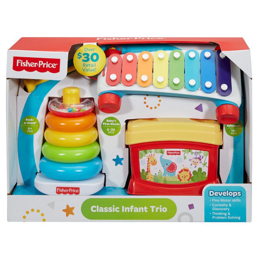 fisher price classic infant trio set