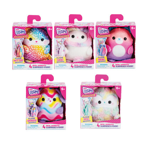 Real Littles Plushie Pet Backpack Single Pack - Assorted