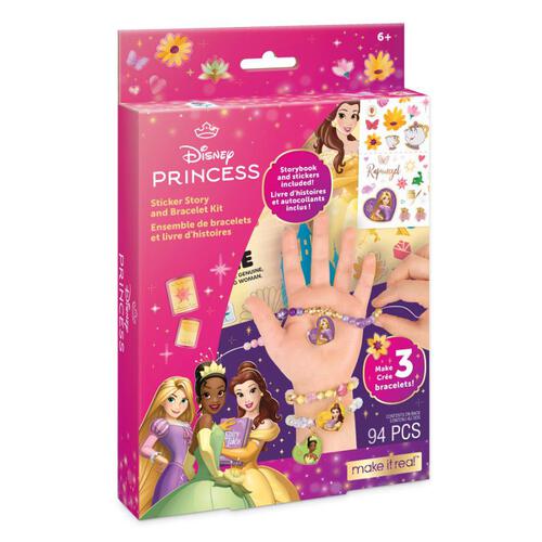 Make It Real 迪士尼公主貼紙手鏈故事套裝