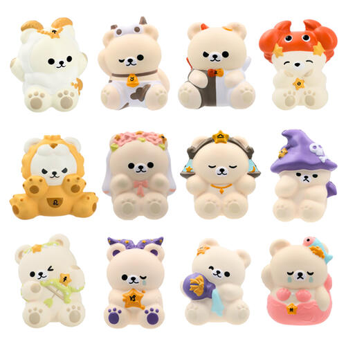 Molynk Muni Bear Overture Zodiac Squishy - Blind Box (1 Pc)