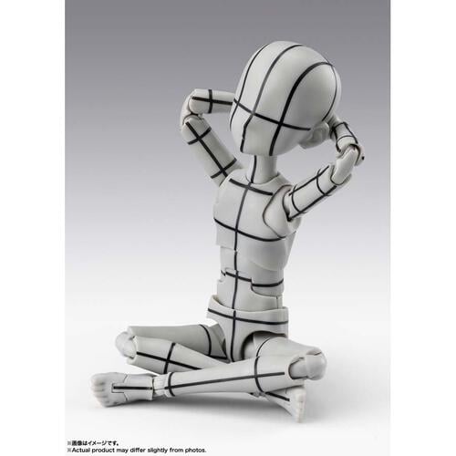 (網店預購) Bandai萬代 [S.H.Figuarts] 小童素體君 -杉森建- 線框 (灰色) (預計2026年8月發貨)